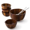 7 Piece Rivet Salad Bowl Set*Nambé Sale