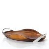 Bella Wood Handled Tray - 18In.*Nambé Hot