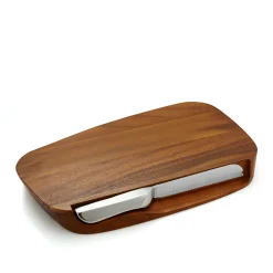 Blend Bread Board With Knife*Nambé Outlet