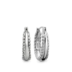 Braid Hoop Earrings*Nambé Sale