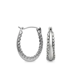 Braid Hoop Earrings*Nambé Sale