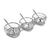 Braid Triple Condiment Set W/ Spoons*Nambé Clearance