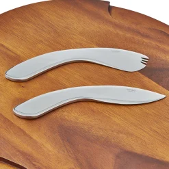 Cheese Block W/ Knife And Spreader*Nambé Clearance