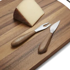 Curvo Cheese Set - Cheese Knife And Fork*Nambé Best