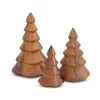 Deck The Halls Wood Christmas Trees (Set Of 3)*Nambé Discount