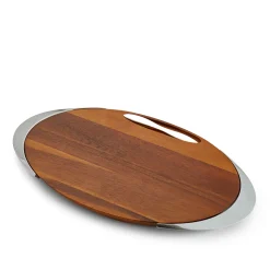 Eclipse Cheese Board W/Knife*Nambé