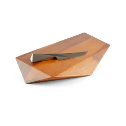 Gallery Cheese Board W/ Knife*Nambé Sale