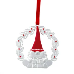 Gnome Wreath Ornament*Nambé Sale