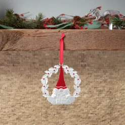 Gnome Wreath Ornament*Nambé Sale