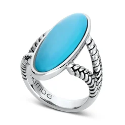 Marina Braid Silver Oval Ring*Nambé