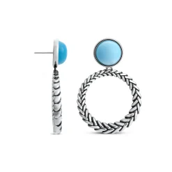 Marina Luxe Silver Loop Earrings*Nambé Best