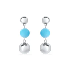 Marina Sphere Earrings*Nambé Hot