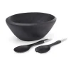 Noir Salad Bowl W/ Servers*Nambé Hot