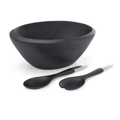 Noir Salad Bowl W/ Servers*Nambé Hot