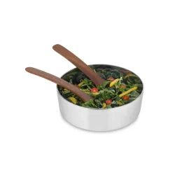 Oblong Nest Salad Bowl W/ Servers*Nambé