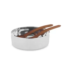 Oblong Nest Salad Bowl W/ Servers*Nambé