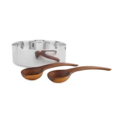 Oblong Nest Salad Bowl W/ Servers*Nambé