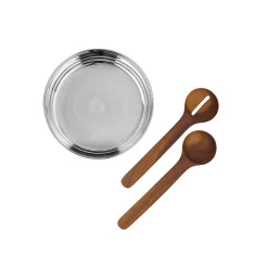 Oblong Nest Salad Bowl W/ Servers*Nambé