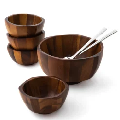 Rivet Salad Bowls (Set Of 4)*Nambé Online