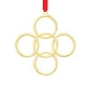 Twelve Days Of Christmas: Five Golden Rings Ornament*Nambé Discount