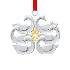 Twelve Days Of Christmas: Six Geese A Laying Ornament*Nambé Outlet