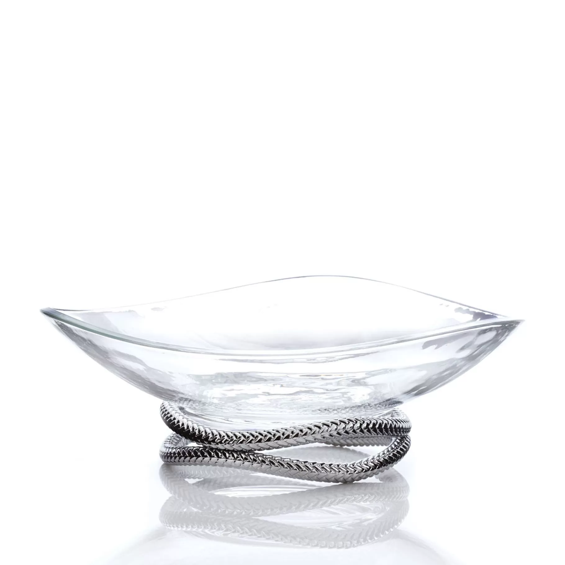 Online Braid Centerpiece Bowl Glass Bowls