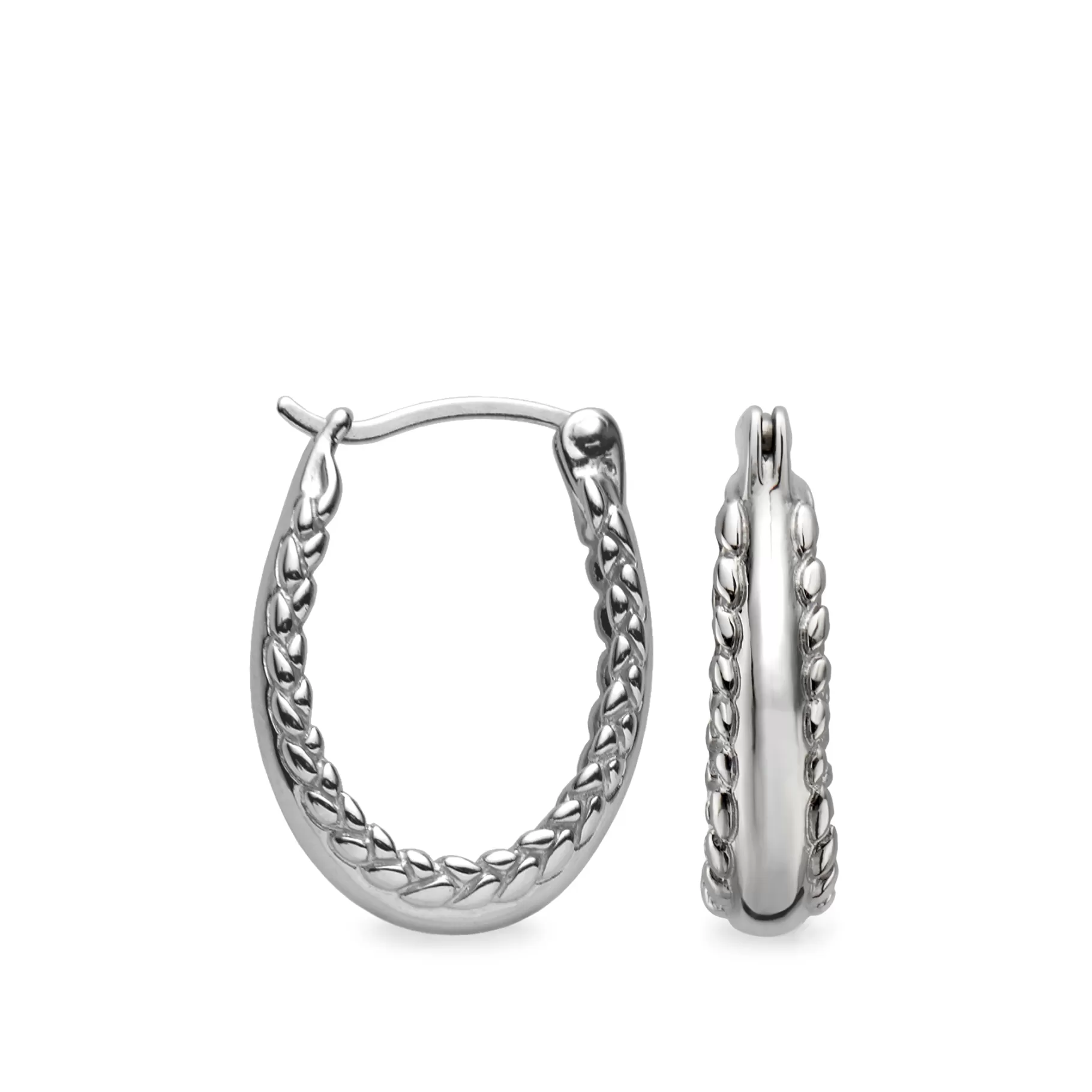 Store Braid Hoop Earrings Womens Earrings