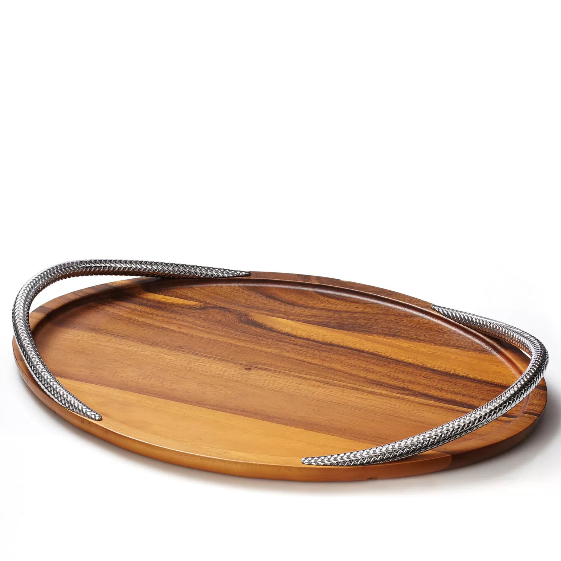 Outlet Braid Serving Tray - 19In. Trays & Platters