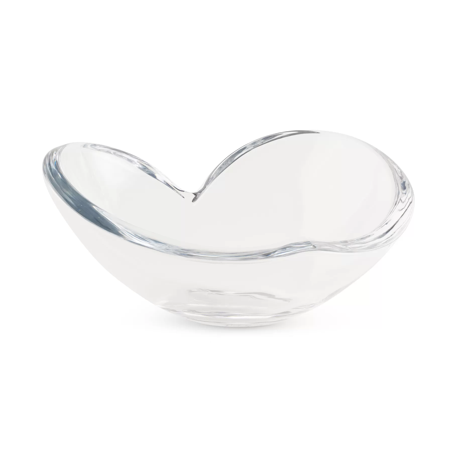 Fashion Glass Heart Bowl - Large Serving Bowls