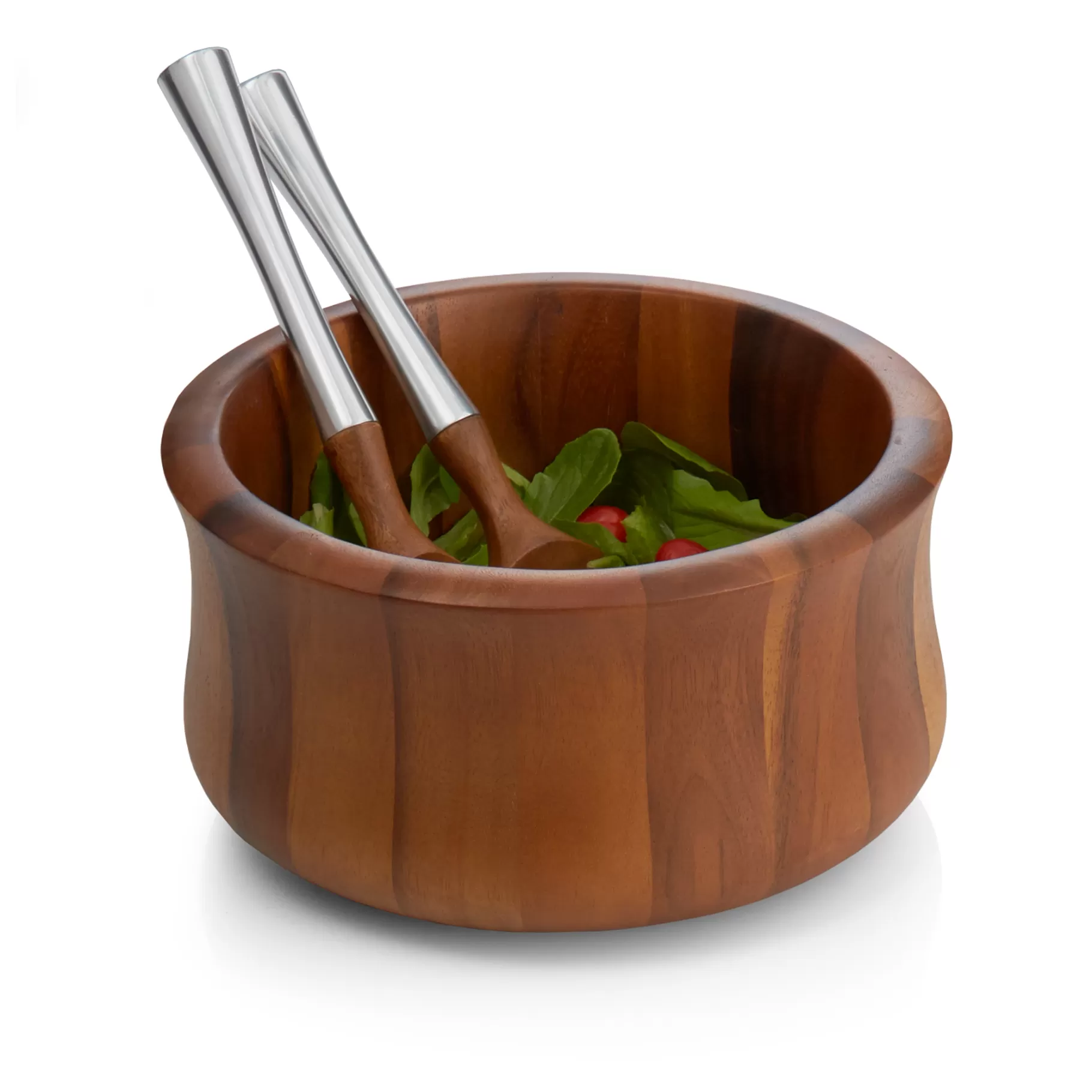 Hot Nara Salad Bowl W/ Servers Salad Bowls