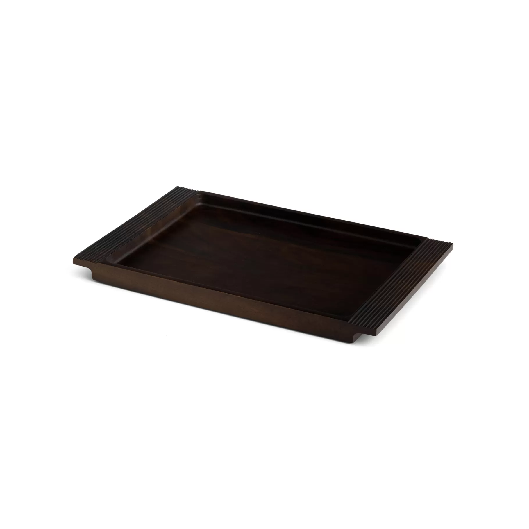 Fashion Origin Handled Serving Tray - Espresso Trays & Platters