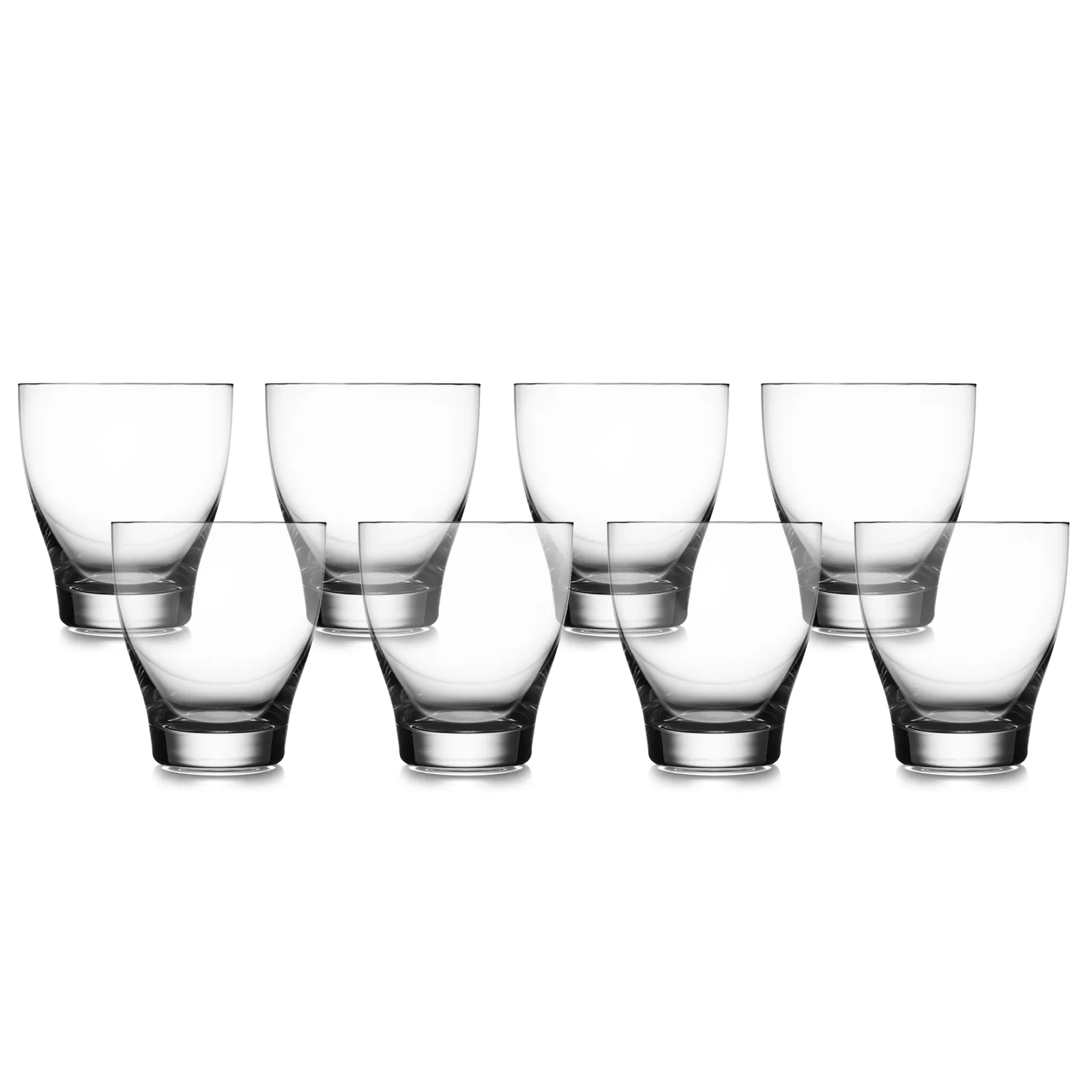 Hot Vie Double Old Fashioned Glasses (Set Of 8) Glassware