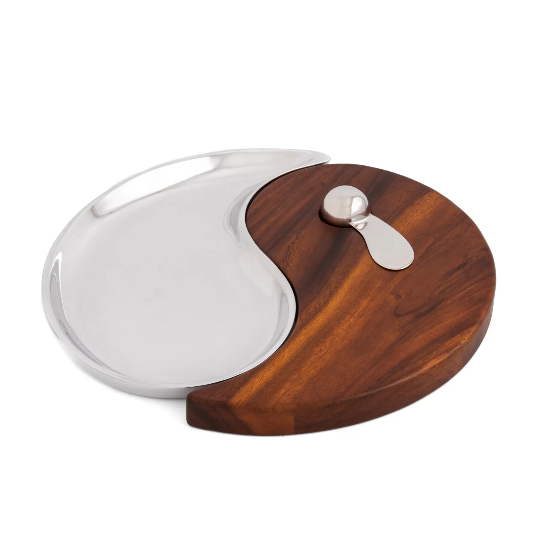 New Yin Yang Cheese Board W/ Spreader Cheese Boards